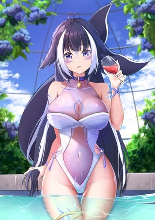 Drinking And Swimming With Shylily (Evjvd ) [Indie Virtual Youtuber]