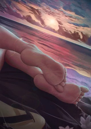 soles in the sunset