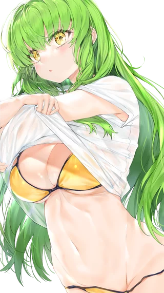 C.C. in Bikini [Code Geass]