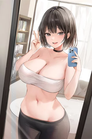 Hand up and smartphone (lillly____) [Original]