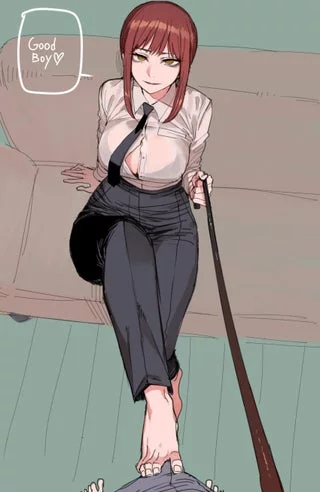God, I just want (Makima) to pin me to a wall and have her way with me~