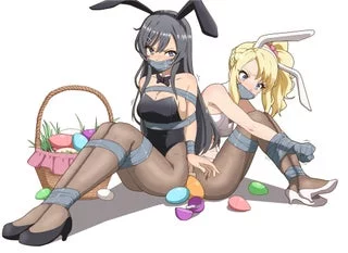 the Easter bunny looks a little different this year...