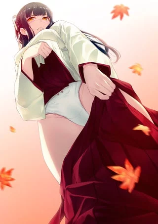 Miko Izumo Iori Showing Her Pantsu While Being Disgusted [Iya Pan]