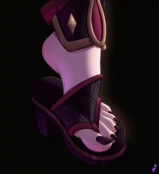 Kuki Shinobu's beautiful toes [Genshin Impact]