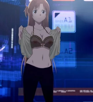Asuna flashing