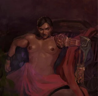 Sevika pitching a tent [Arcane] (axrynic)