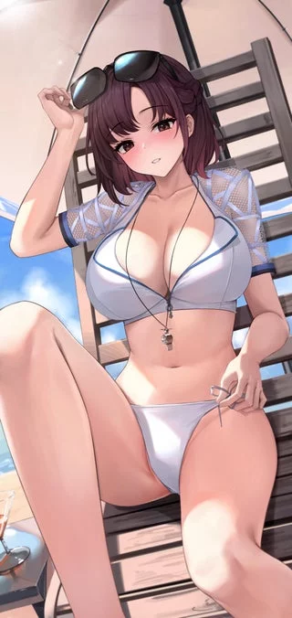 Relaxing at the Beach [Artist's Original]