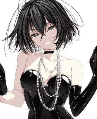 Black Latex Dress