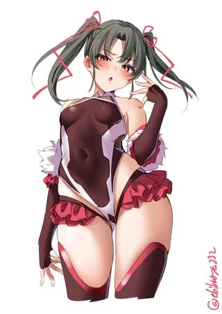 Zuikaku Yukikaze Cosplay (Ebifurya) [Kantai Collection/ Taimanin]