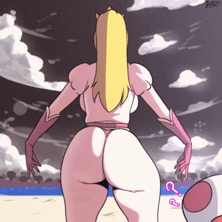 Peach princess of the thick kingdom