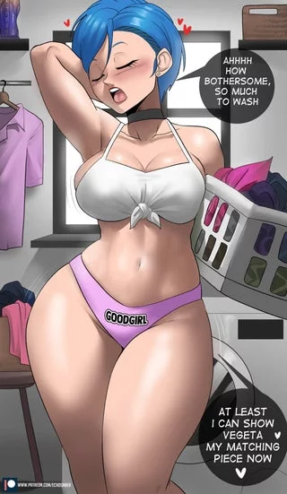 Bulma's hot laundry day (Echo Saber) [Dragon Ball]