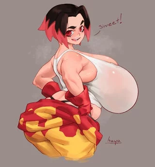 Huge anime tiddy