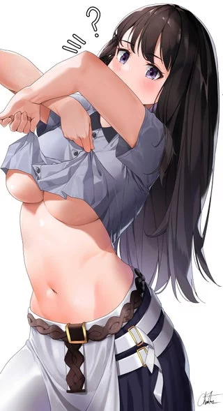 Takina undressing [Lycoris Recoil]