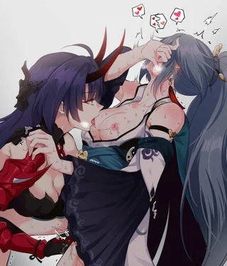 M-Mei~! St- ah~ stop~ Y-you know how sensiti- aah~ sensitive I am~!