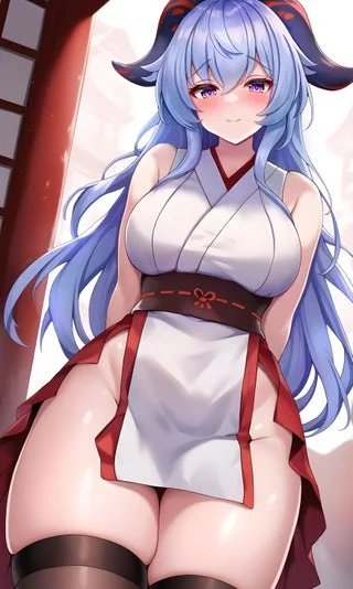 Shrine Maiden Ganyu