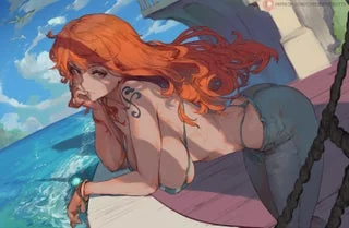 There isn’t much to do on the open seas. You have any ideas to pass the time? (I want to be the hot navigator on a pirate ship)