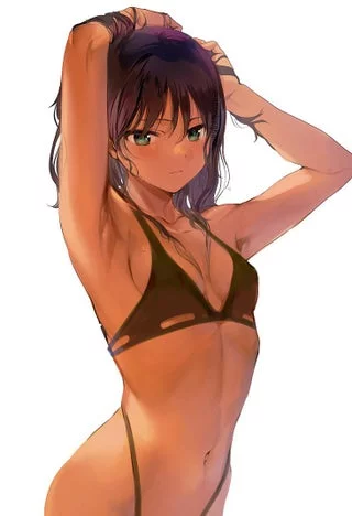 Drenched Hair