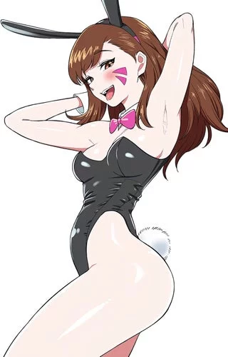 D.Va in a bunnysuit (Guuerosu)