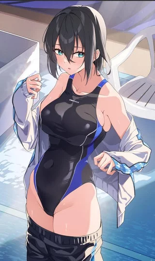 Black Competition Swimsuit