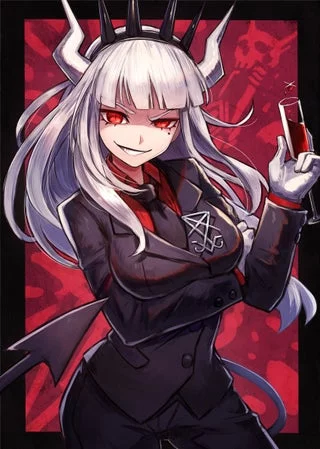 "so, your the one who has summoned me. you look quite weak for a human." (I want to be the demon girl you just summoned)