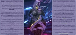 [FxM] Riff Raff, Suit Rat, I Don't Buy That [Mass Effect] [Tali] [Quarian] [Human'd] [Interspecies] [Roleplay] [Artist: Coolmaster98]