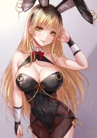 Gold Bunny Girl