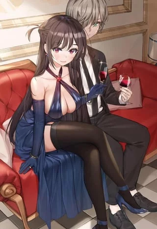We get random dancing partners for the prom, so I got out together with your bully sending you a picture of me and him drinking together after the firsr training, already seeing a fat grin on his face