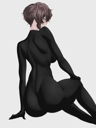 Amane Suzuha Looking Back (Koha) [Steins;Gate]