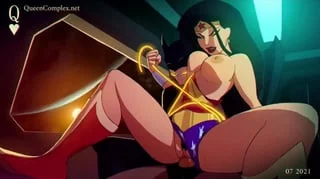 Wonder Woman Rides Batman (QueenComplex)