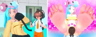VR feet