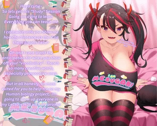 Oh college "study sessions" I loved em [vtuber] [Totally not Implied sex, dirty talk and breeding, its just studying] [wholesome] [studying] [Male Pov] [ Artist- nekoSama仕事募集中]