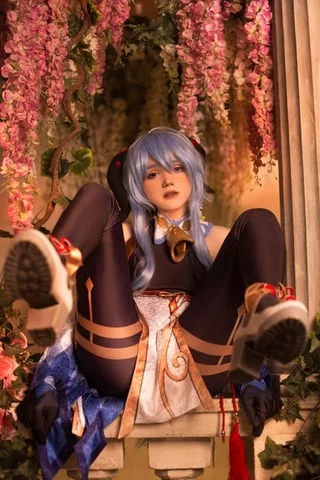 Ganyu cosplay by me (Neyrodesu)