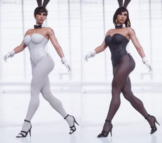 Buff bunny (pharah-best-girl)