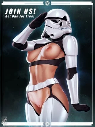 “Join the Empire today!” I want to be one of the few female stormtroopers~