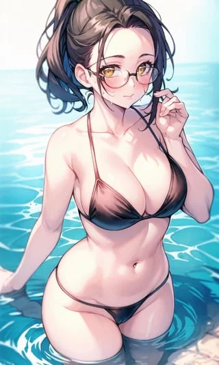 Hey dad you coming to take a swim too or just dip your feet in?