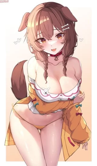 I want to be her. Your new adopted dog-girl that falls in love with her new Master.