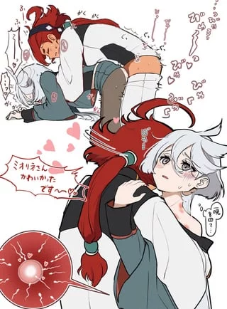 After months of trying, my girlfriend finally manages to get me pregnant. I'm so ecstatic~