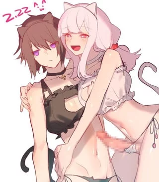 "Awwee~ you're so cute in that bestie! It really turns me on~" I want to have a cute boy who I do all sorts of lewd stuff to