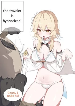 Lumine being hypnotised