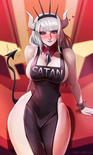I want to be her to say "so you wanted to talk to Satan, I'm here, who is he?"