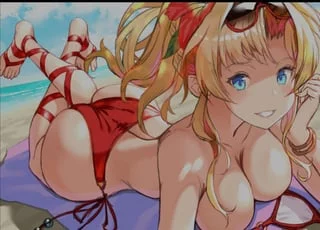 Oh no, the bra fell off~