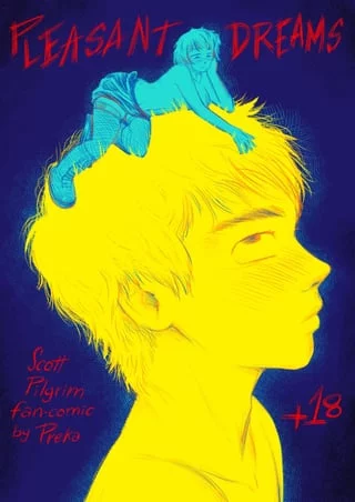 Scott Pilgrim and Ramona Flowers comic "Pleasant Dreams" (by Preka) [Scott Pilgrim]