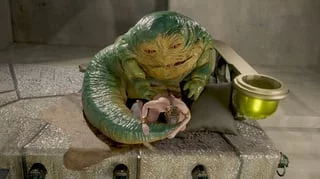 Princess Leia and Jabba the Hutt (PN34)