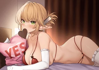 Elf in lingerie [Artist's Original]