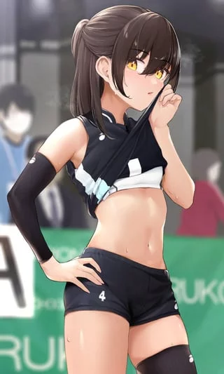 Libero-chan, who had the usual habit at the national tournament