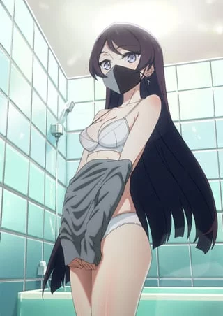 Cam about to shower