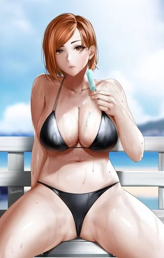 Nobara: Do you like my bikini?