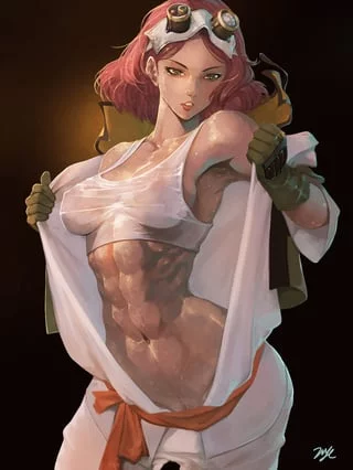 Sweat soaked Yukina's releasing the pressure limiter in my pants (21YC) [Kabaneri]