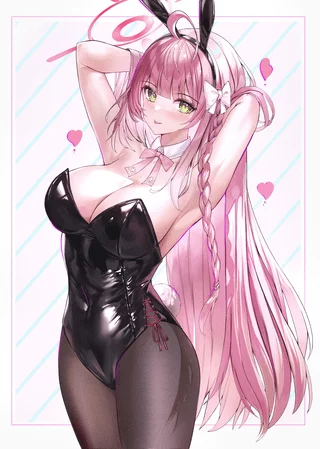 Hanako Gleam in Bunny (WaKum) [Blue Archive]