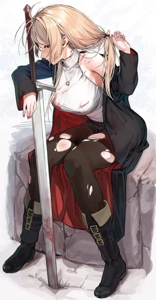 Tattered Swordmaiden [Artist's Rendition]
